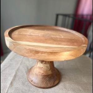 Wood Cake Stand